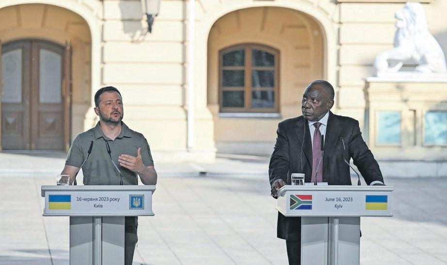 Ramaphosa to host Ukraine's Zelenskyy for historic talks