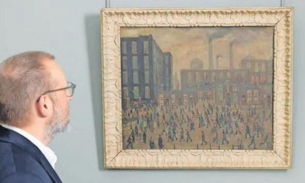 £10 painting by ‘matchstick men’ artist may fetch £1 million