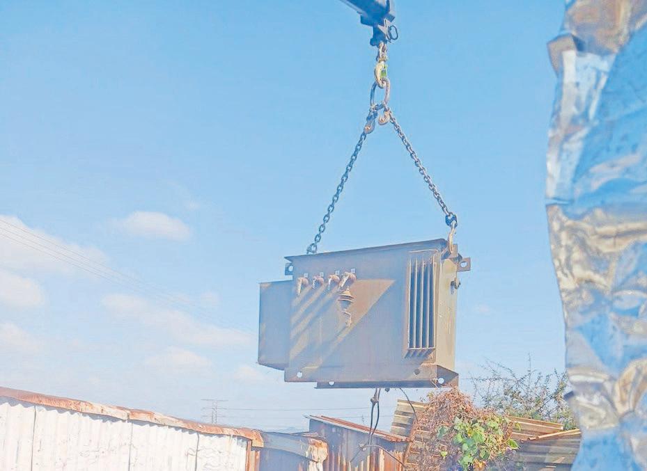 Officials dismantle illegal electricity operations