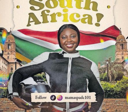 Biker rides across Africa in support of women's empowerment and unity