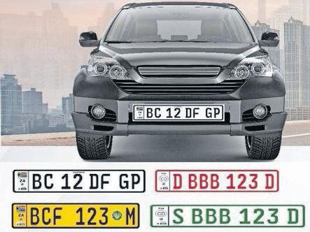 Gauteng launches innovative number plates to fight crime