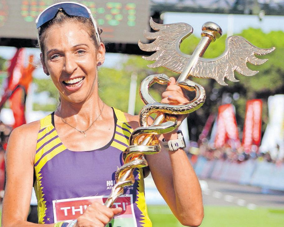 Steyn welcomes challenge in her fourth Comrades win
