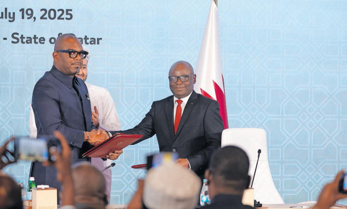 DR Congo, M23 group sign deal
