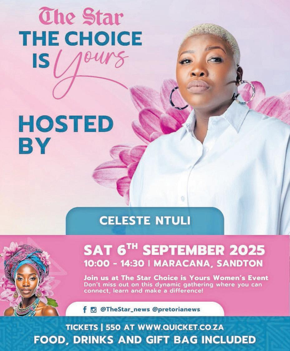 Celeste Ntuli to host The Star’s ‘The Choice is Yours’