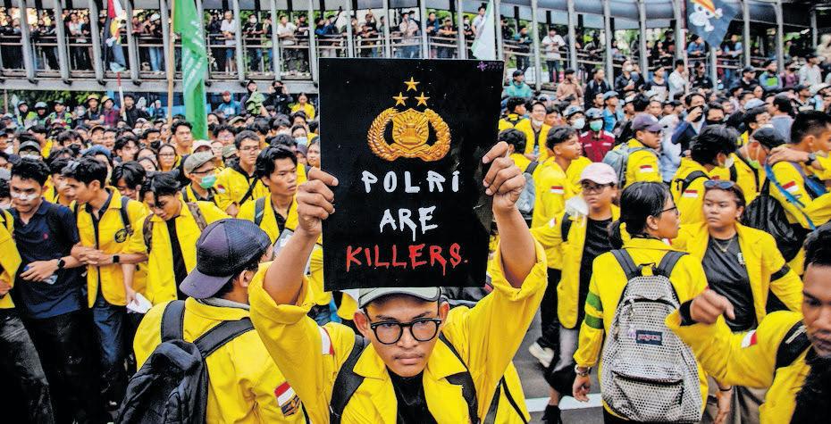 20 missing after Indonesia protests