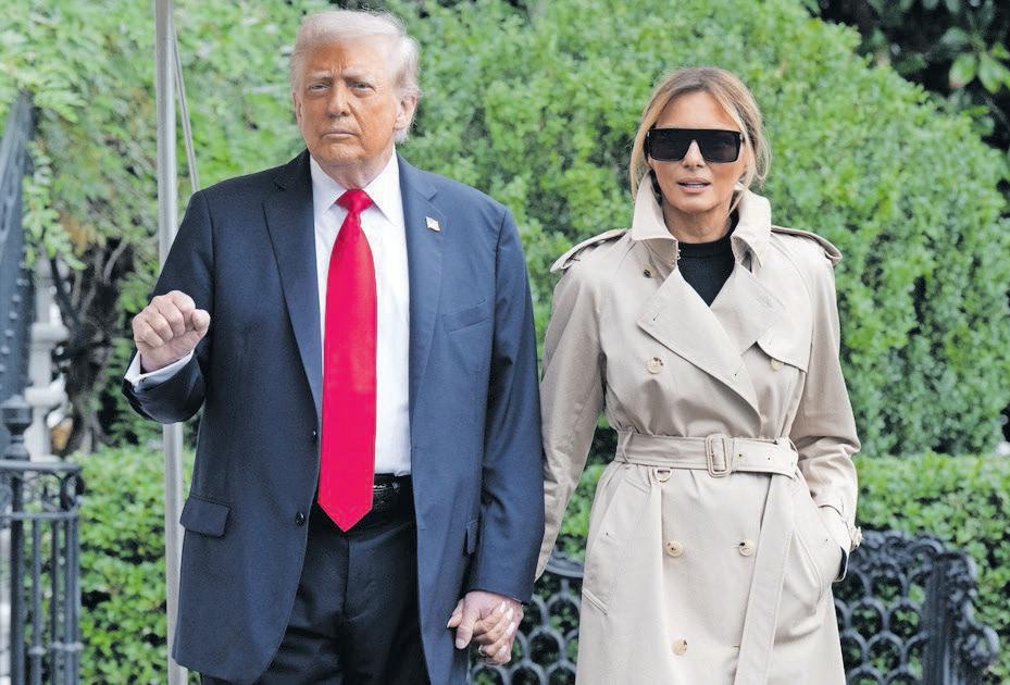 Trump arrives in UK for historic second state visit