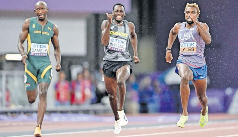 Dambile flies the flag for SA on another disappointing day at world champs
