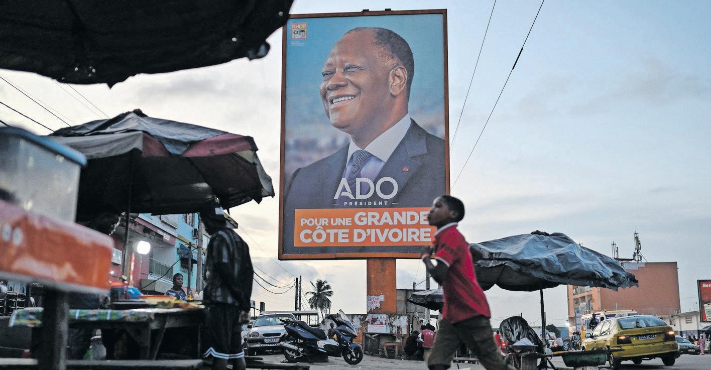 Leading Ivorian political scene