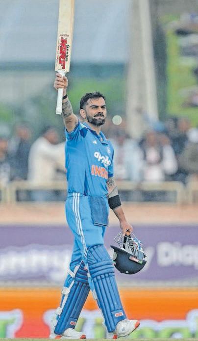 Kohli shines with another record ton