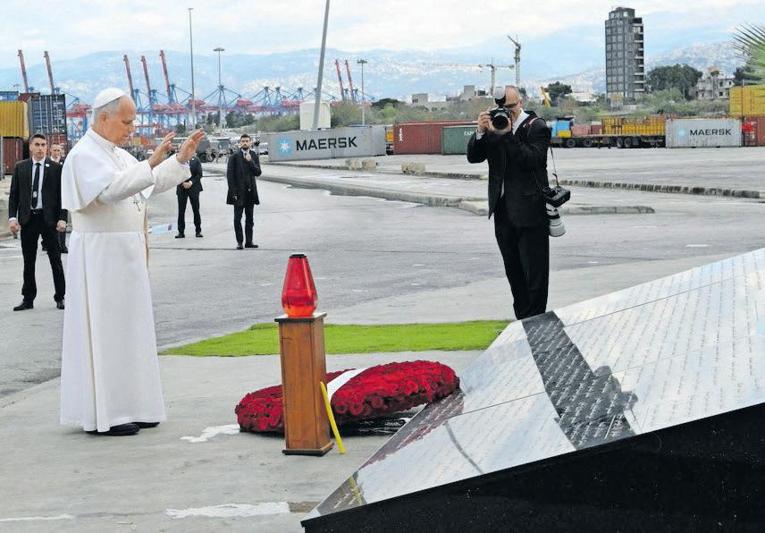 Pope Leo calls for unity in Lebanon