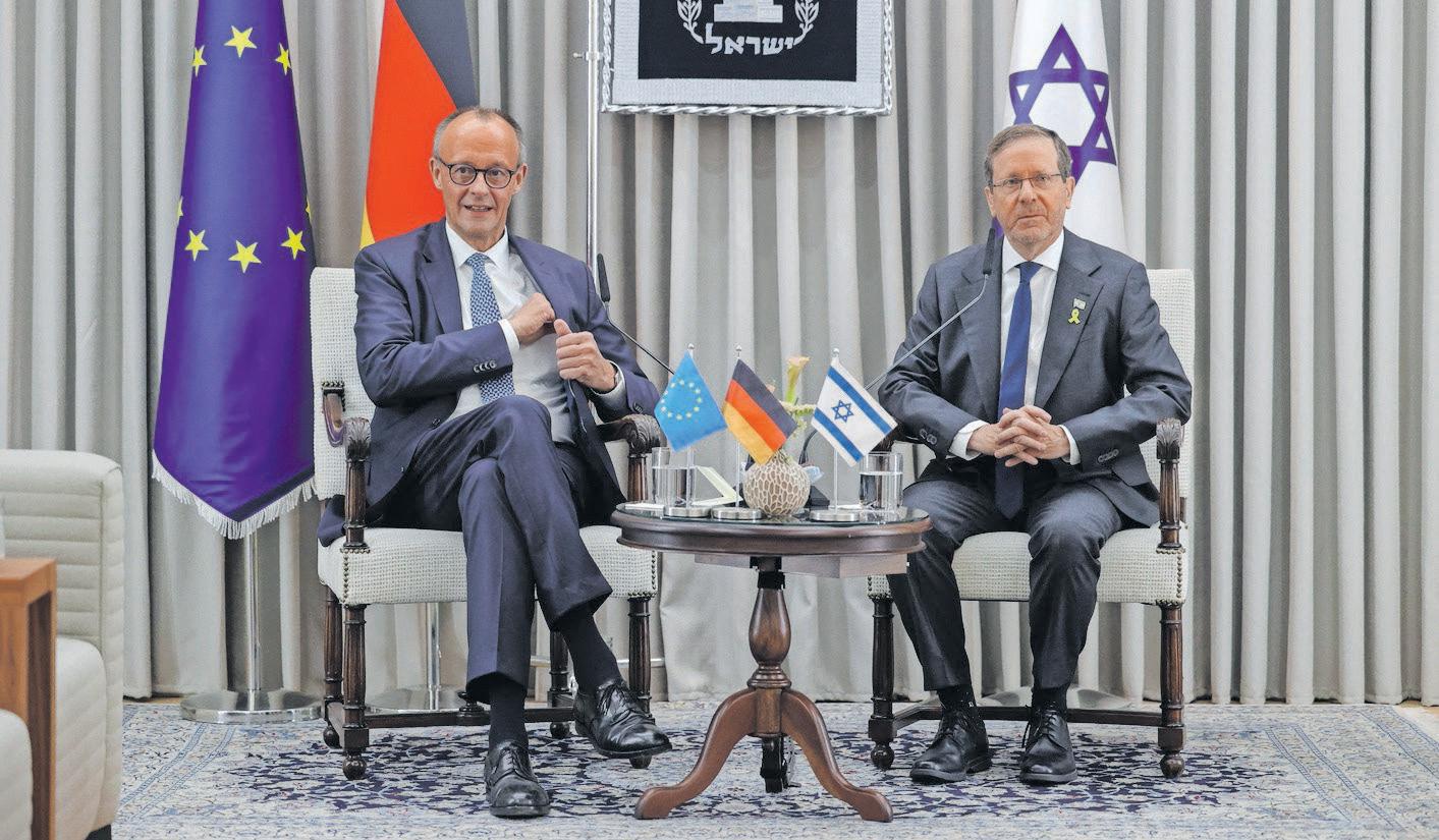 Merz reaffirms Germany's support for Israel