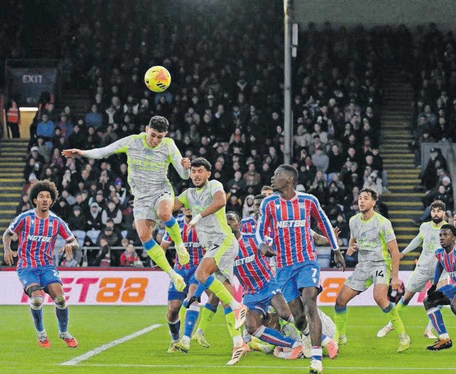 Star Haaland double powers City past Palace to close in on Arsenal