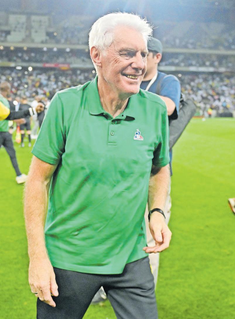 Broos will oversee 50th match as coach against Angola