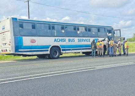 Two overloaded cross-border buses seized in crackdown