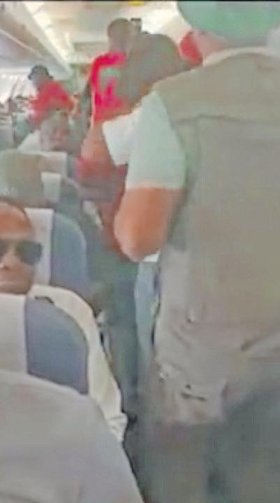 Mid-air ruckus on East London flight as ‘EFF chants in aisle’