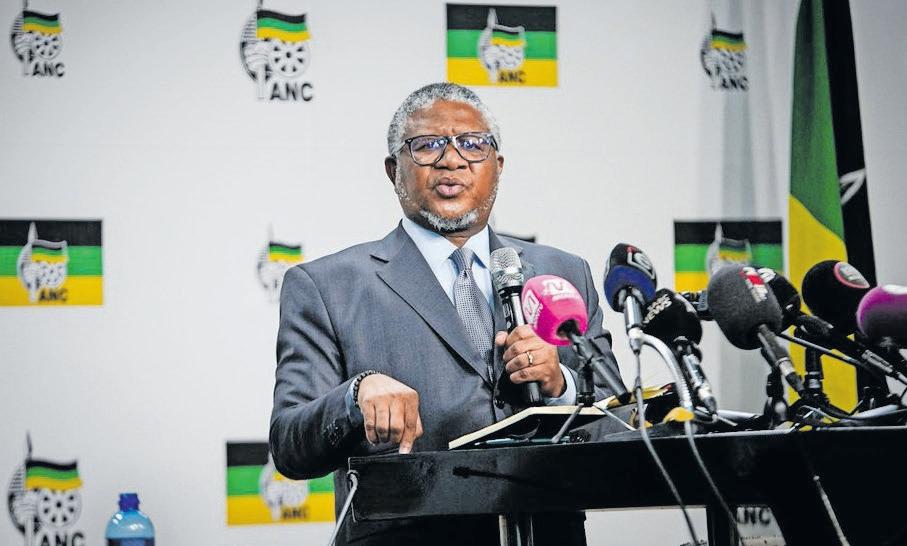 Mbalula brands Maimane 'man with one seat', blocks Phala Phala chair bid