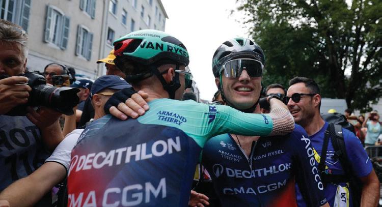 Dutch debutant Kooij wins Tour de France fifth stage in chaotic sprint finish