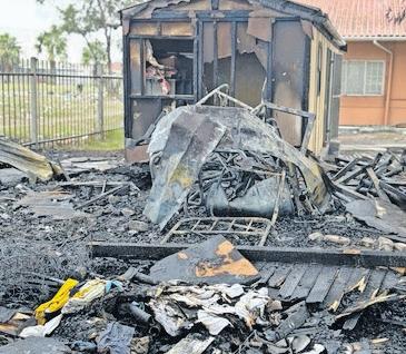 Local drug users 'blamed' for arson attack