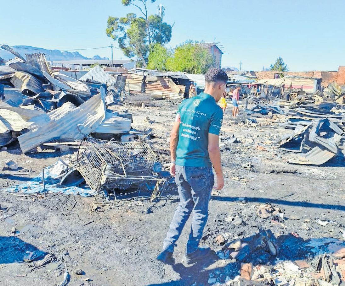 Wellington fire claims life and destroys 200 shacks