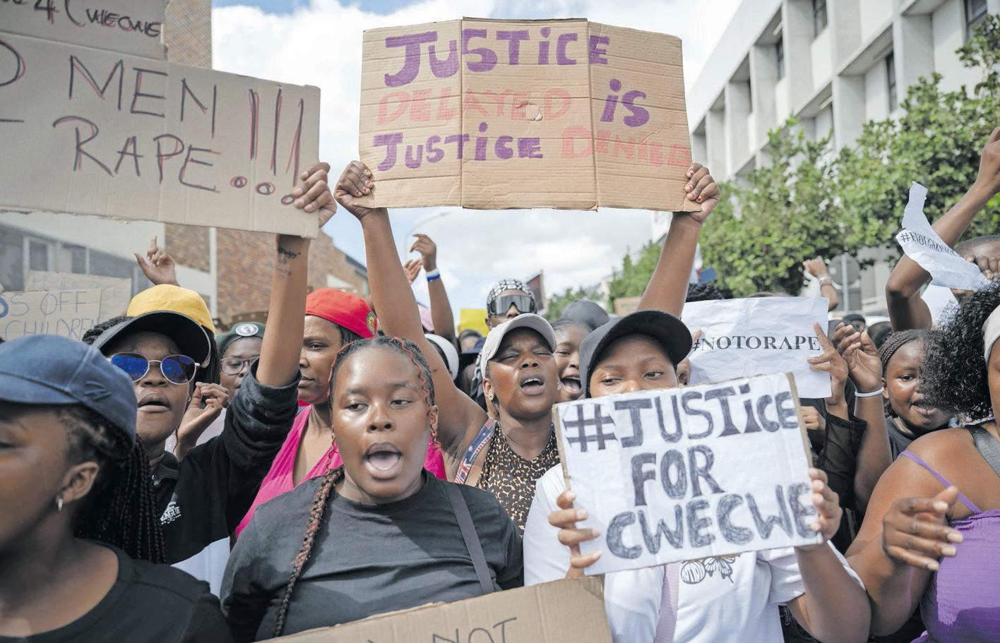 #JusticeForCwecwe: Defence clarifies SANDF presence at march