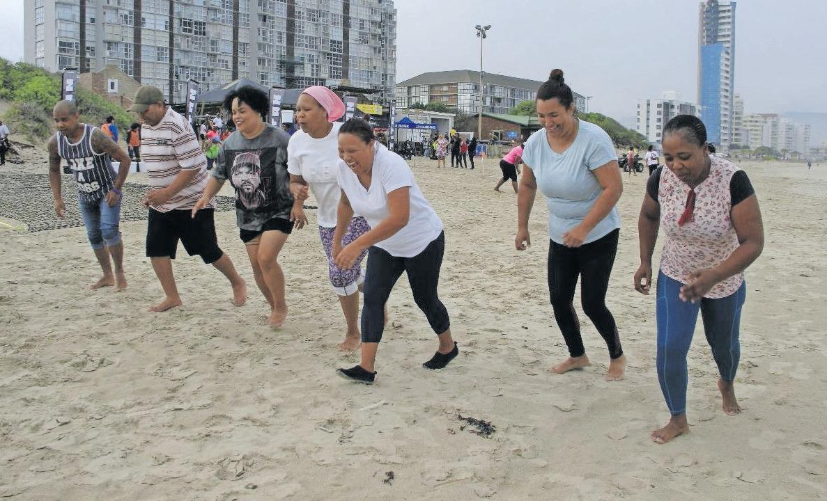 Cops hit the sand for fitness and fun in beach battle