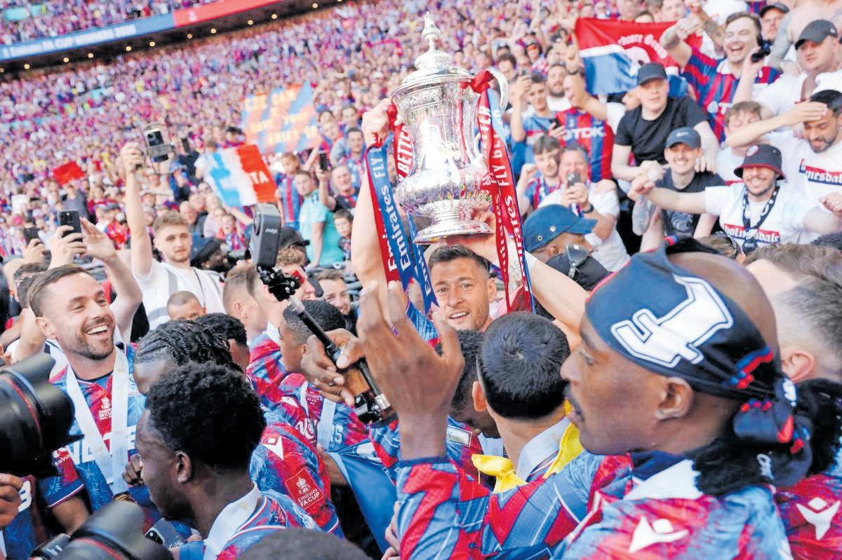 Glasner hails 'moment for life' as Palace clinch history