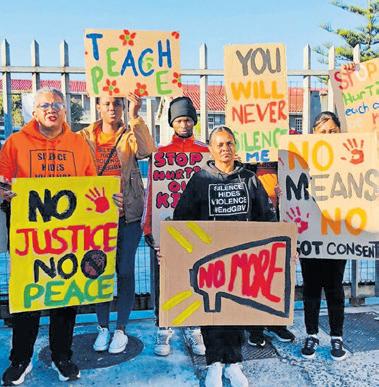 RAPE ACCUSED TEACHER BACK AT SCHOOL