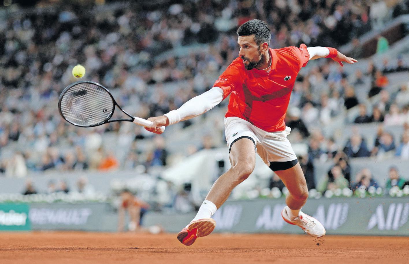What a racquet: Djokovic eases through as Gauff recovers
