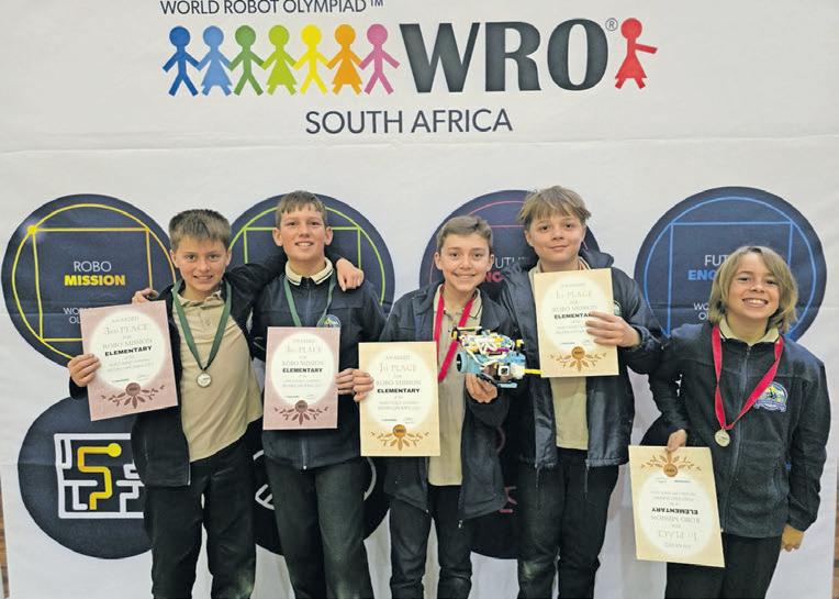 Llandudno Primary learners shine at robotics Olympiad