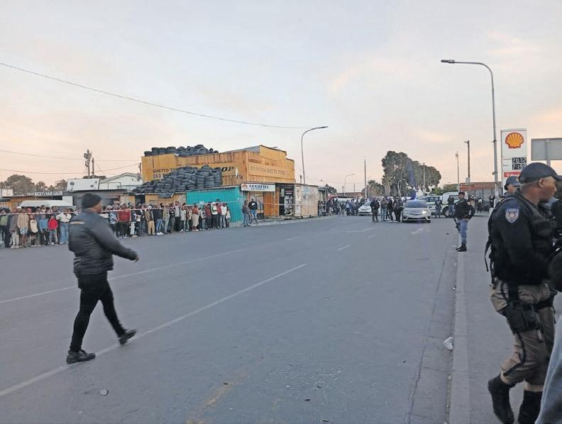 Taxi violence escalates as negotiations over route stall