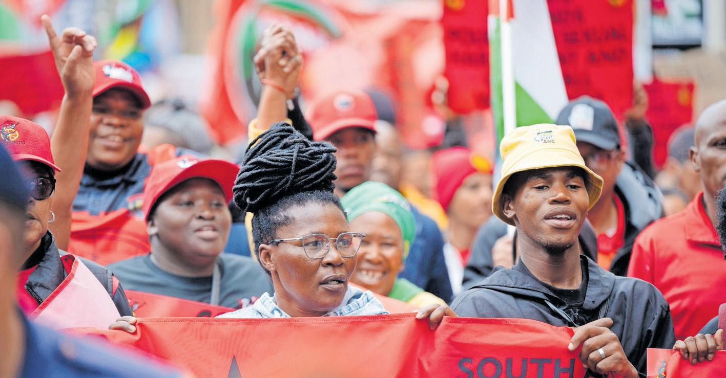 WC pledges 600 000 jobs by 2035 amid Cosatu march