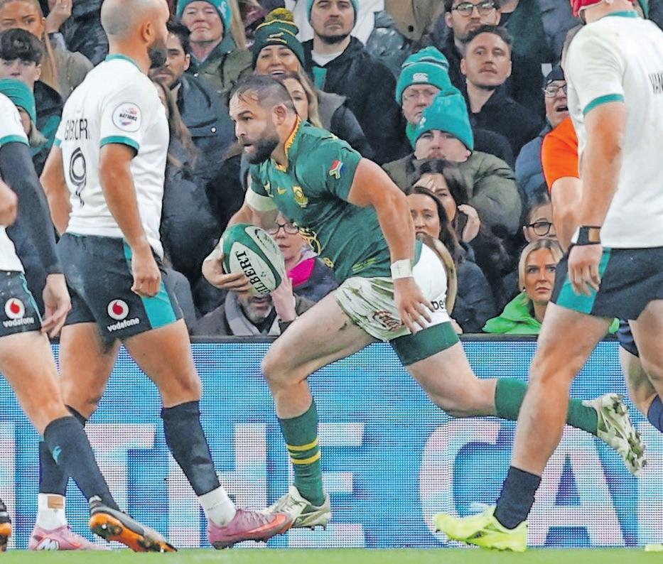 Marx powers through Dublin Test to claim Player of the Year