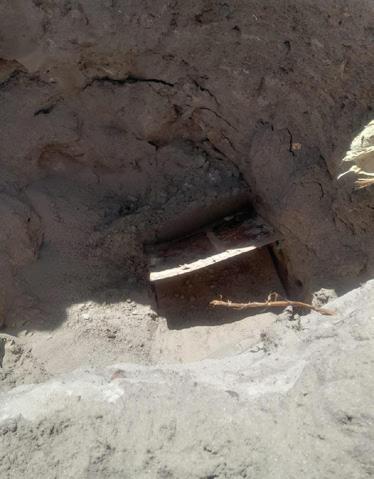 GRANNY'S GRAVE ROBBED FOR 'GOLD'