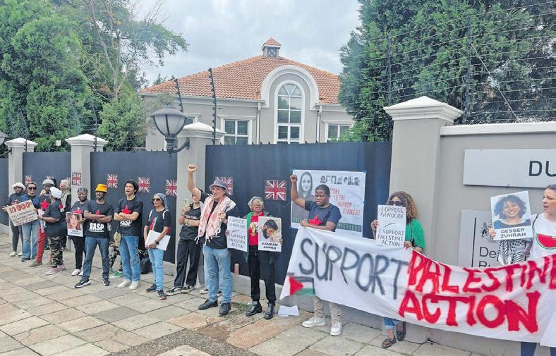 Pro-Palestine protesters support hunger strikers