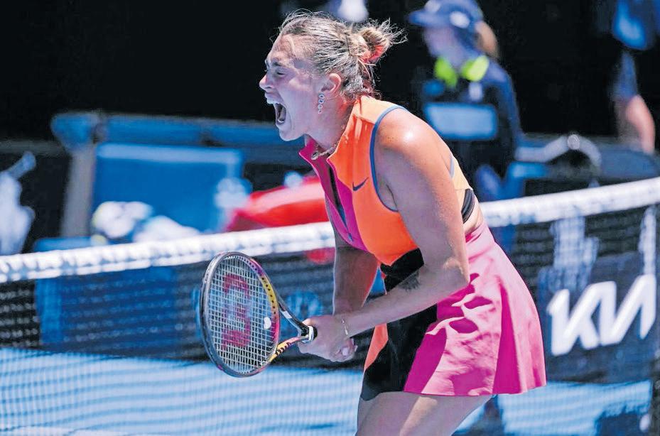 Sabalenka sets up Rybakina rematch