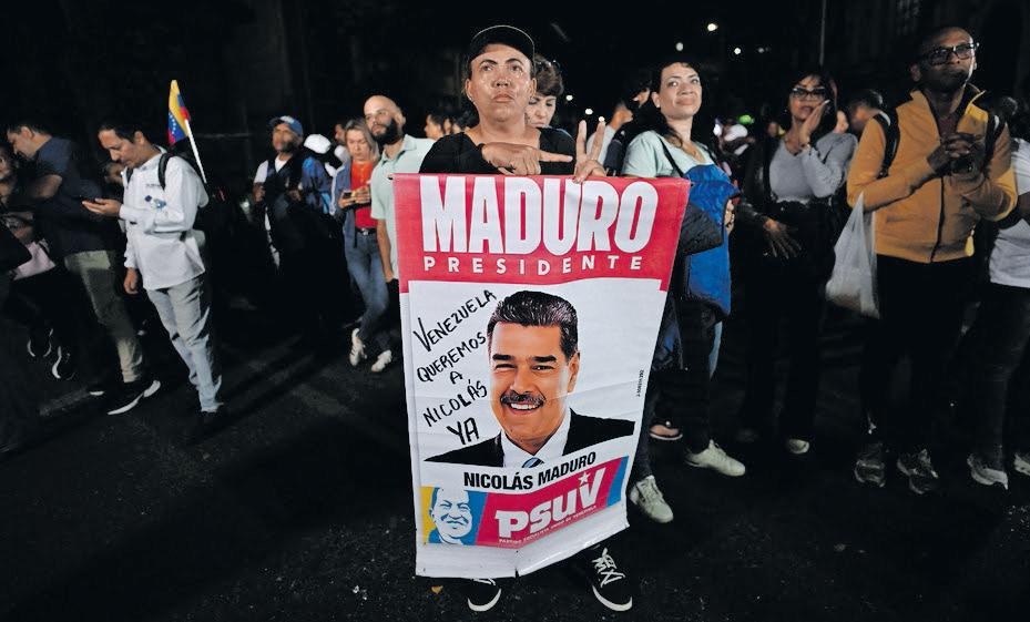 Protesters call for release of Maduro