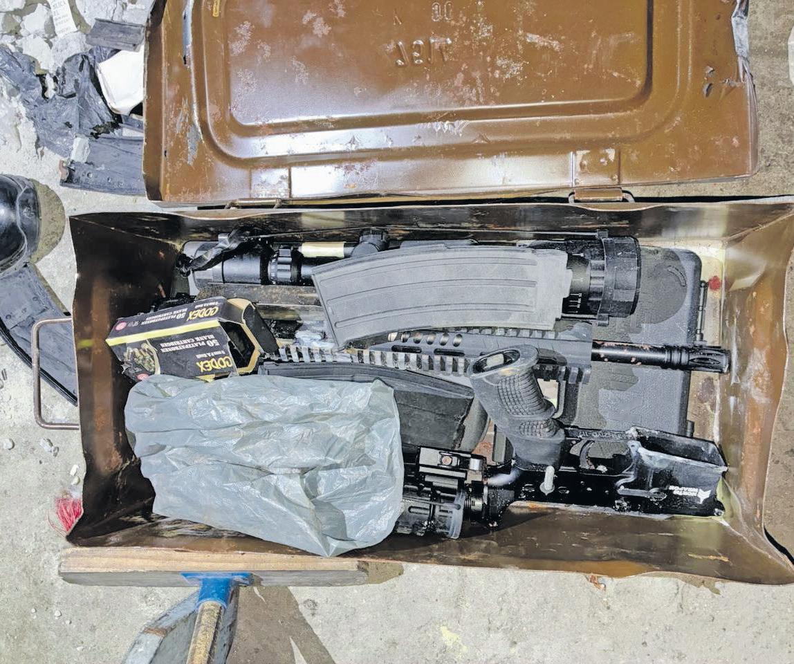 Soldier gets bail after arrest for secret arms cache