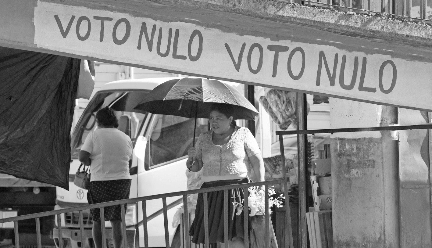 Bolivian right eyes return in polls