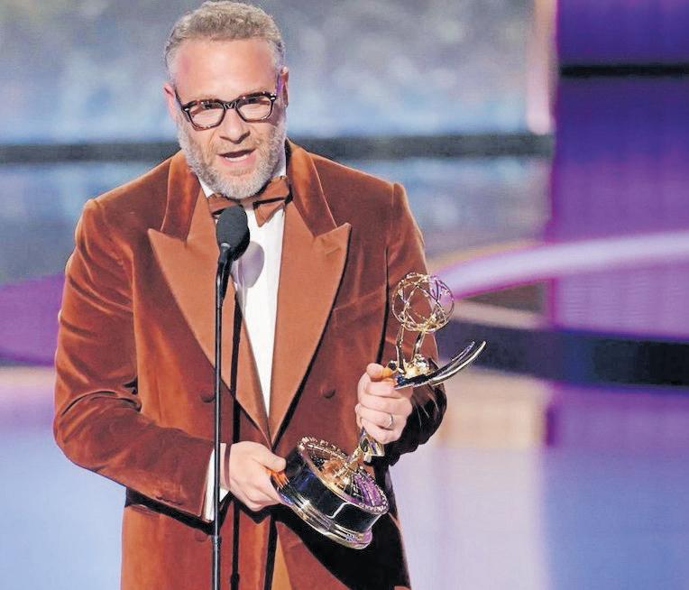 Seth Rogen shines as ‘The Studio’ dominates Emmy Awards