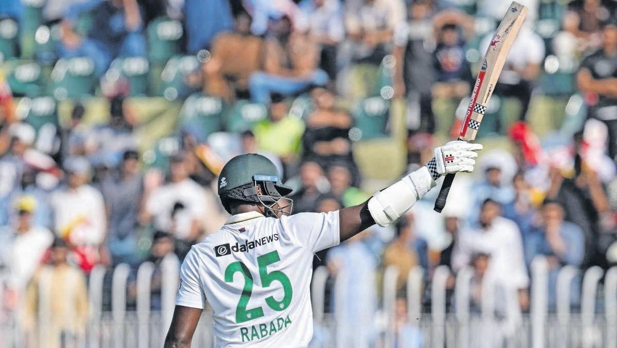 Rabada’s batting heroics put Proteas in pole position