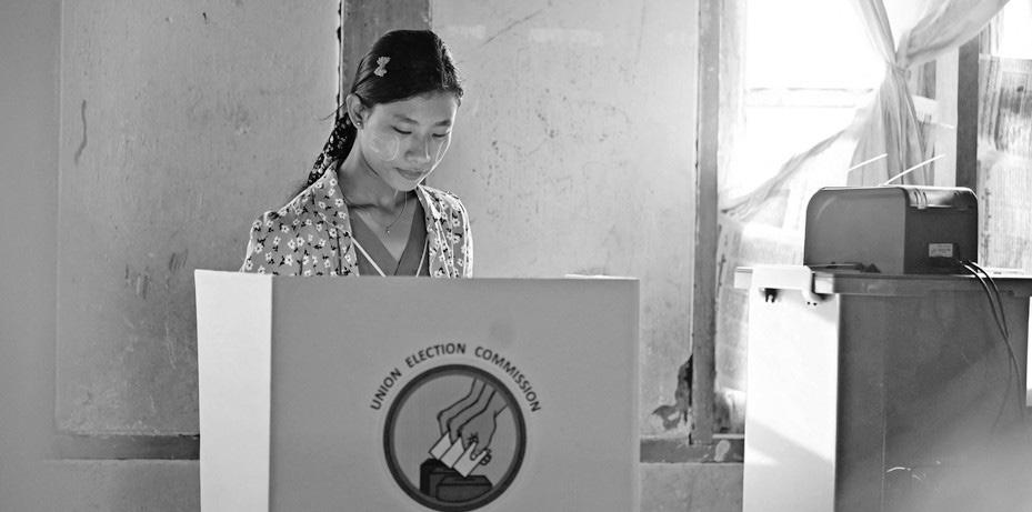 Myanmar votes in second phase of polls