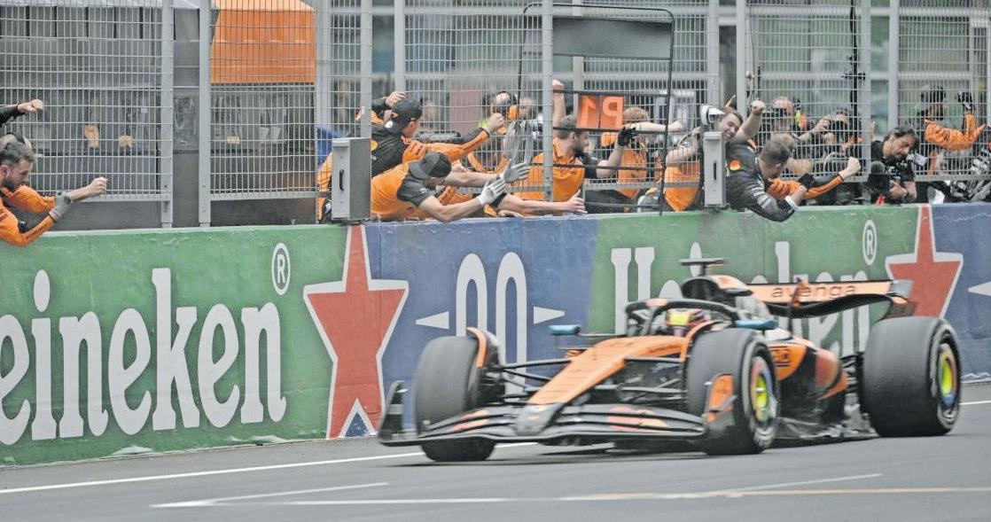 Ferrari busted in China as Piastri's Papaya rules