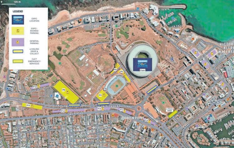 Collect your race pack at the Two Oceans Marathon expo