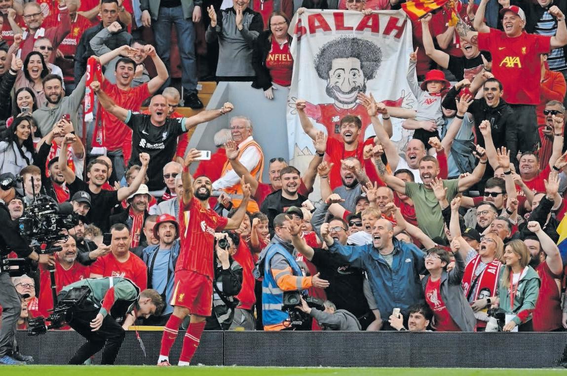 Reds hail 'Egyptian King' for glorious reign