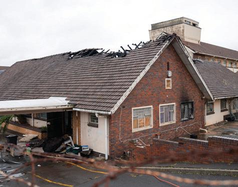 Fire at Cissie Gool House displaces dozens