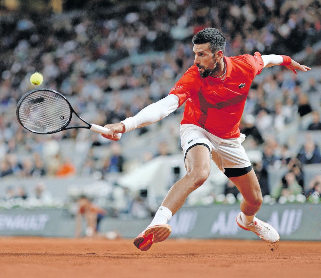 What a racquet: Djokovic eases through as Gauff recovers