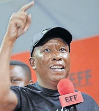 DA must 'step out' and let ANC continue with its mess, says Malema