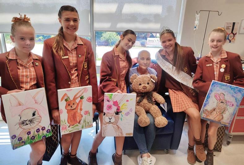 School children uplift cancer patients with heartfelt art donations