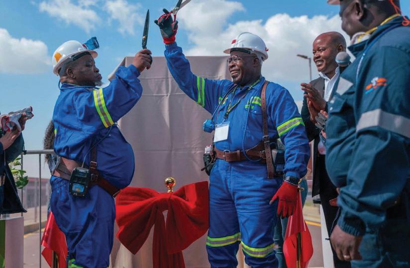 Minister Gwede Mantashe says coal industry is evolving, not dying, as Exxaro opens new Matla mine