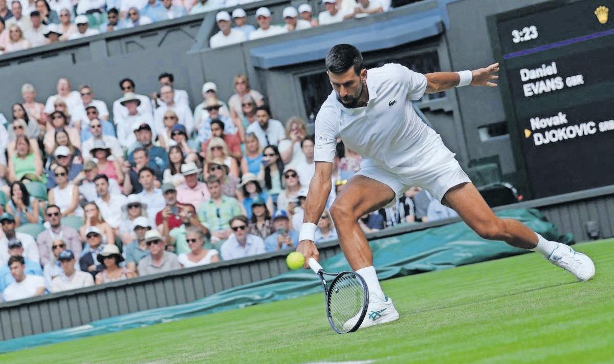 99 times later Djokovic still dismantles Evans